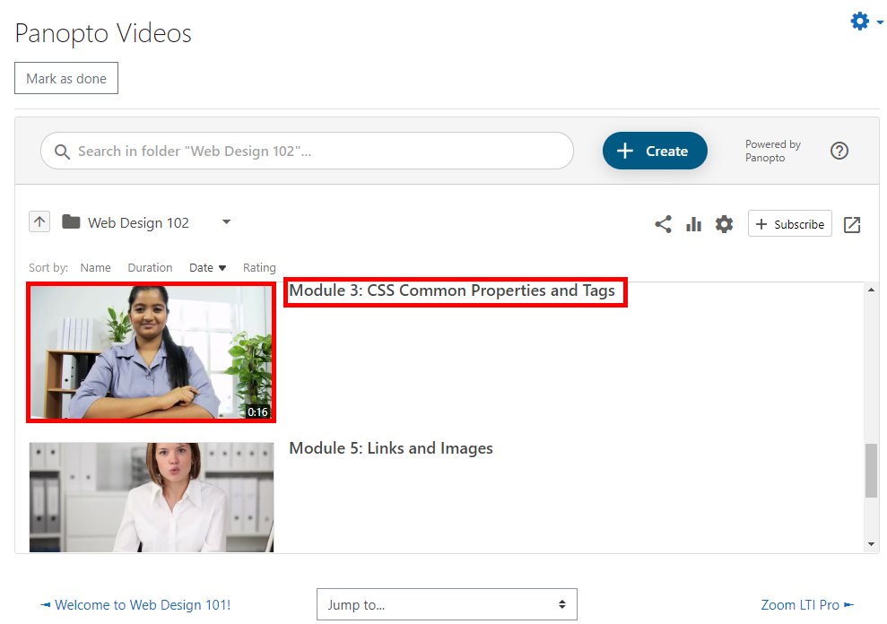 講師のためのMoodleでのPanoptoの使い方